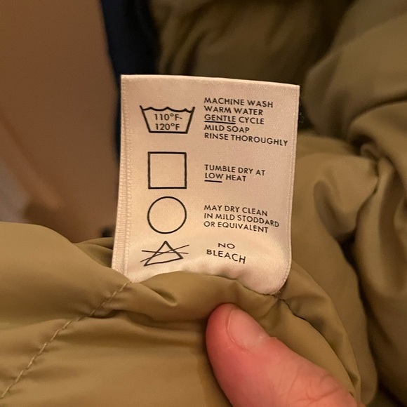 The North Face Vintage Made in USA Blue Goose Down Puffer Coat - Picture 9 of 9